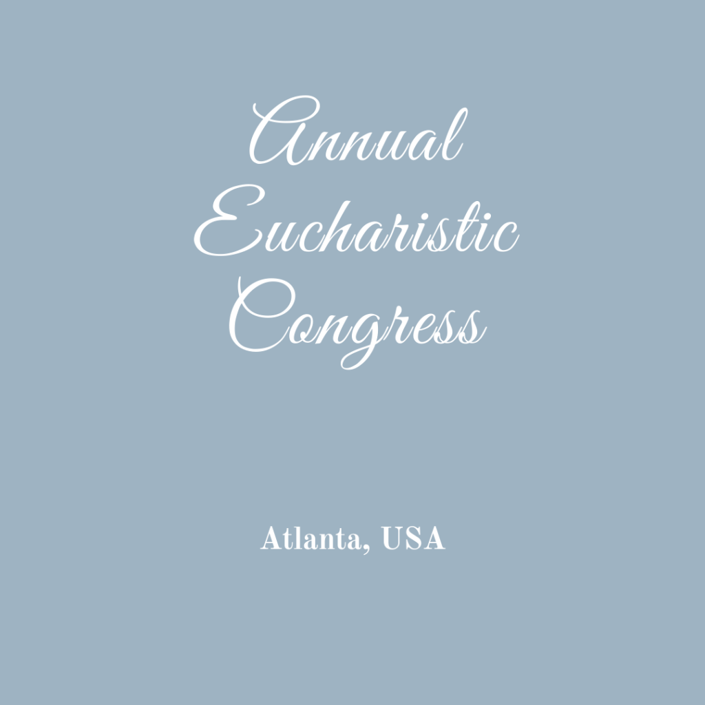 Eucharistic Congress Atlanta