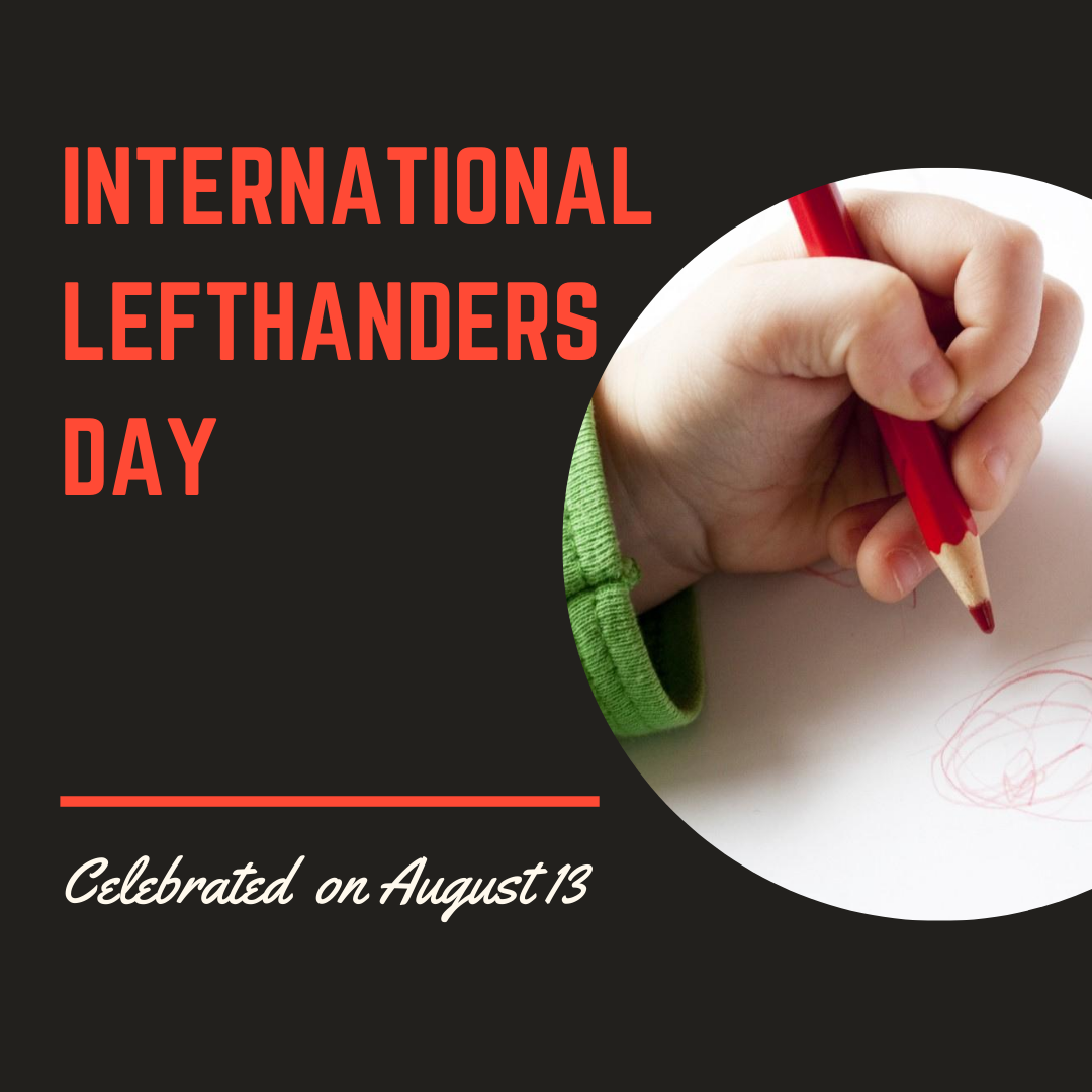 LEFTHANDERS DAY - August 13, 2024 - National Today