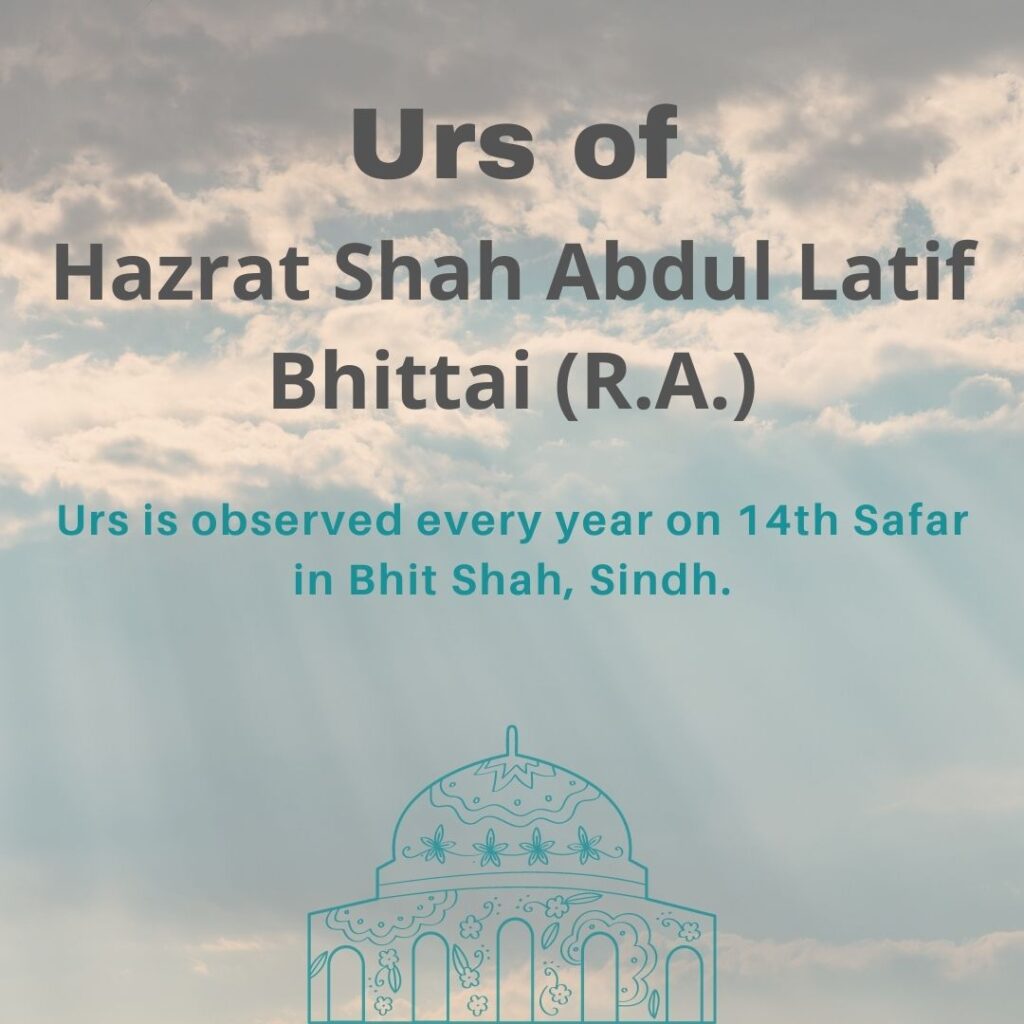 Urs of Hazrat Shah Abdul Latif Bhittai