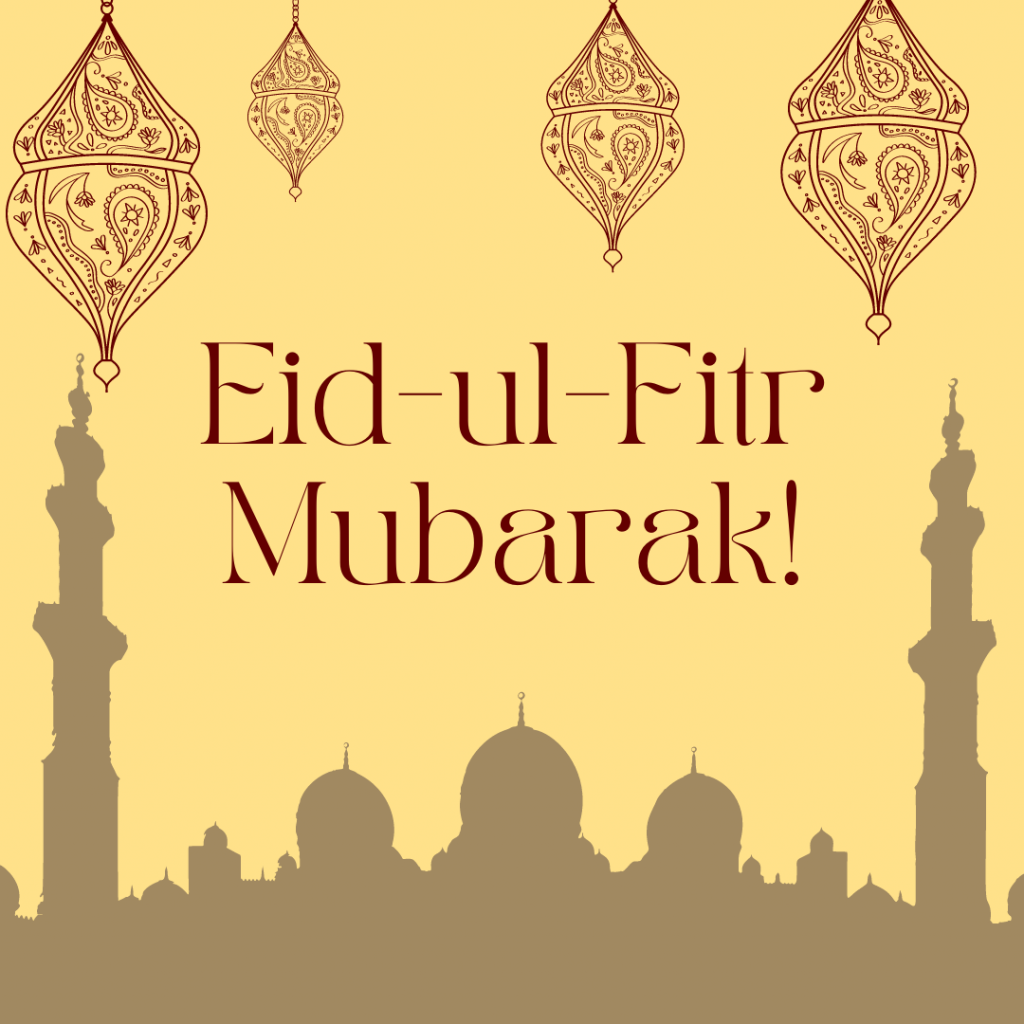 Eid-ul-Fitr Mubarak