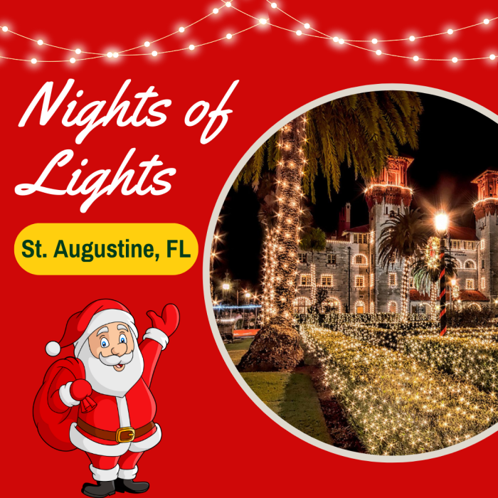 Nights of Lights in St. Augustine, FL