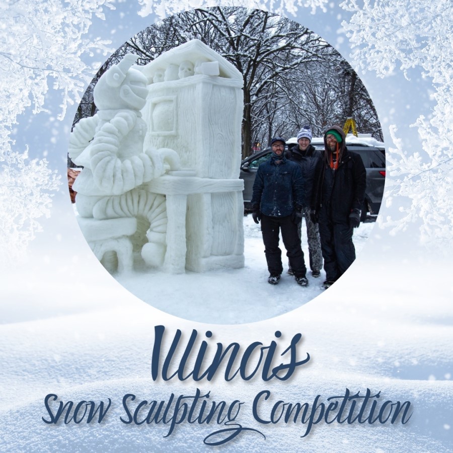 Illinois Snow Sculpting Competition in Rockford, IL