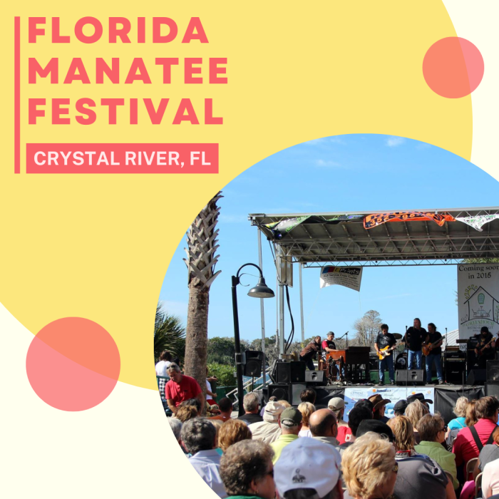 Florida Manatee Festival 2024 Crystal River, FL Eventlas