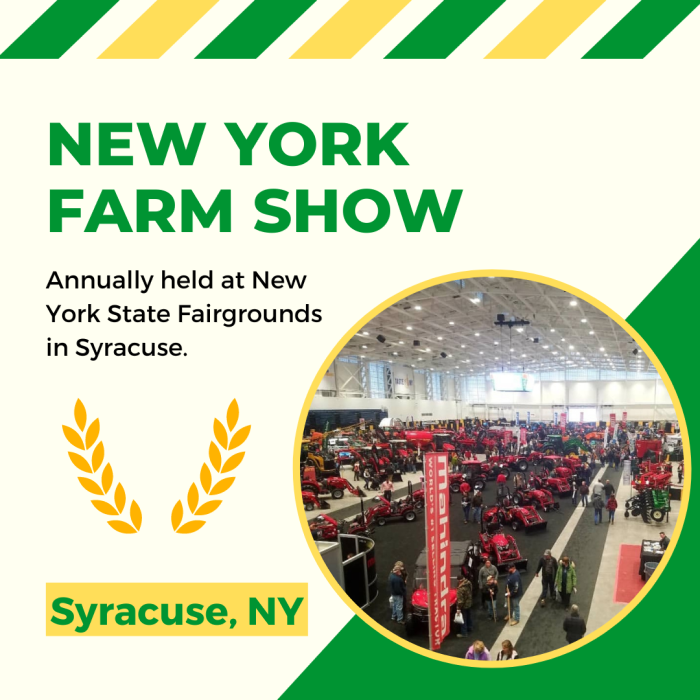 New York Farm Show in Syracuse, NY