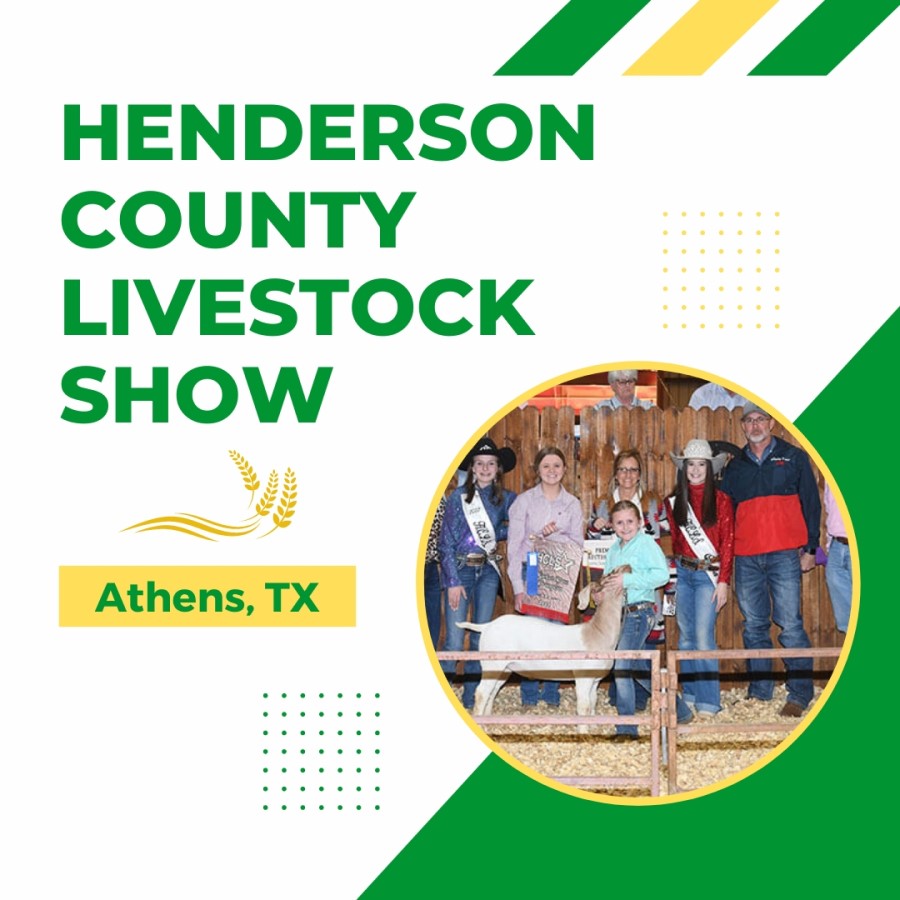 Henderson County Livestock Show in Athens, TX