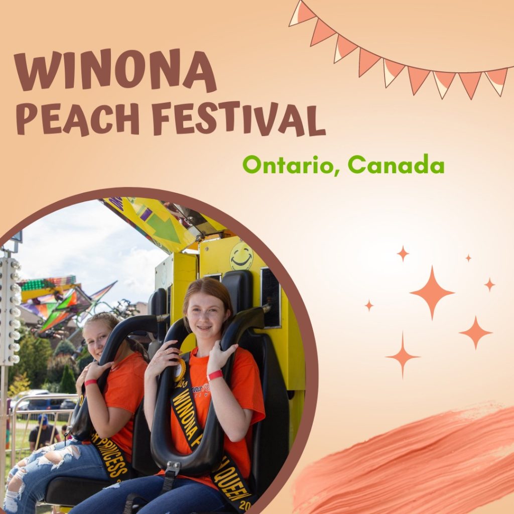 Winona Peach Festival 2024 Ontario, Canada Eventlas