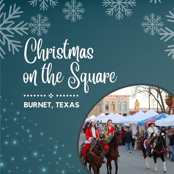 Christmas on the Square in Burnet, Texas