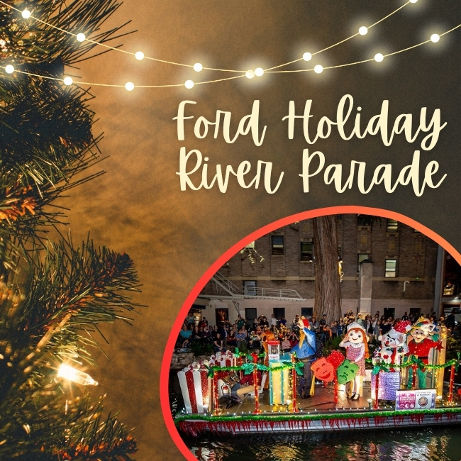 Ford Holiday River Parade in San Antonio, Texas