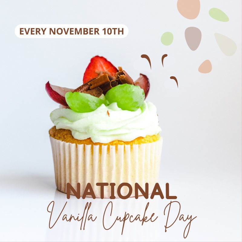 National Vanilla Cupcake Day in the USA