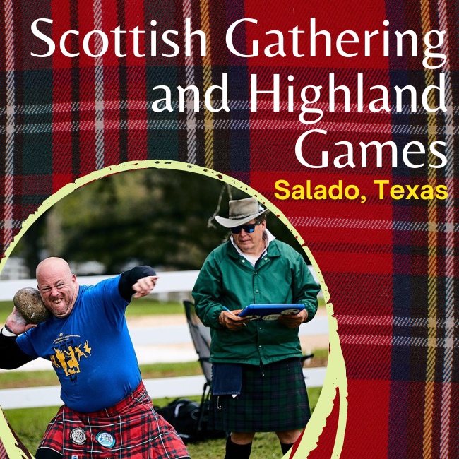 Scottish Gathering and Highland Games in Salado, Texas