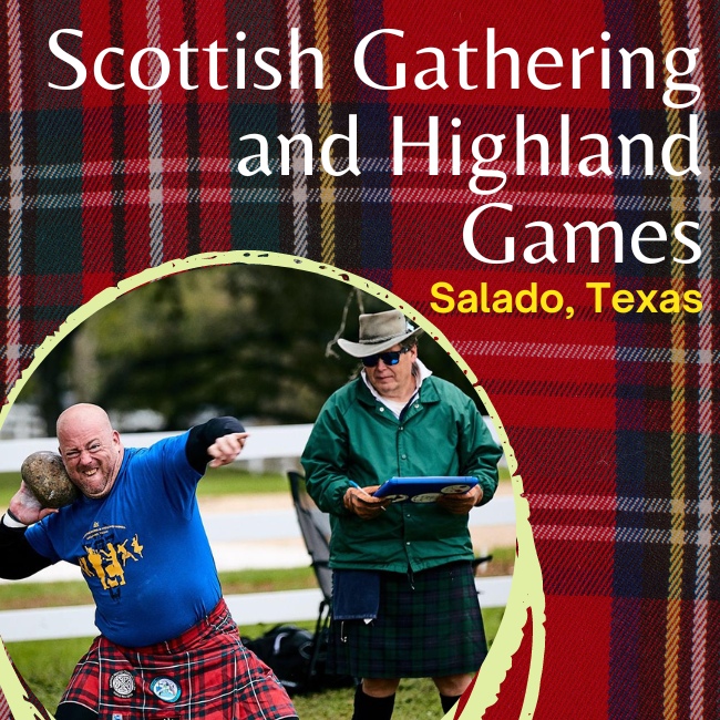 Scottish Gathering and Highland Games 2024 Salado, TX Eventlas