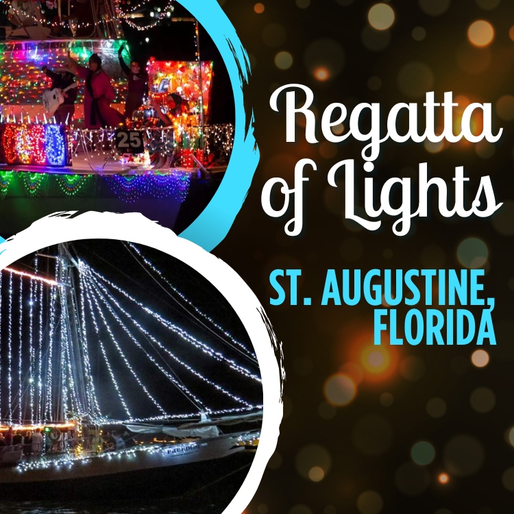 Regatta of Lights in St. Augustine, Florida