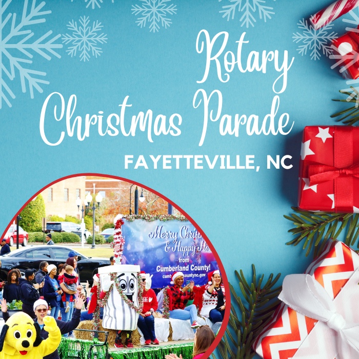 Rotary Christmas Parade in Fayetteville, NC