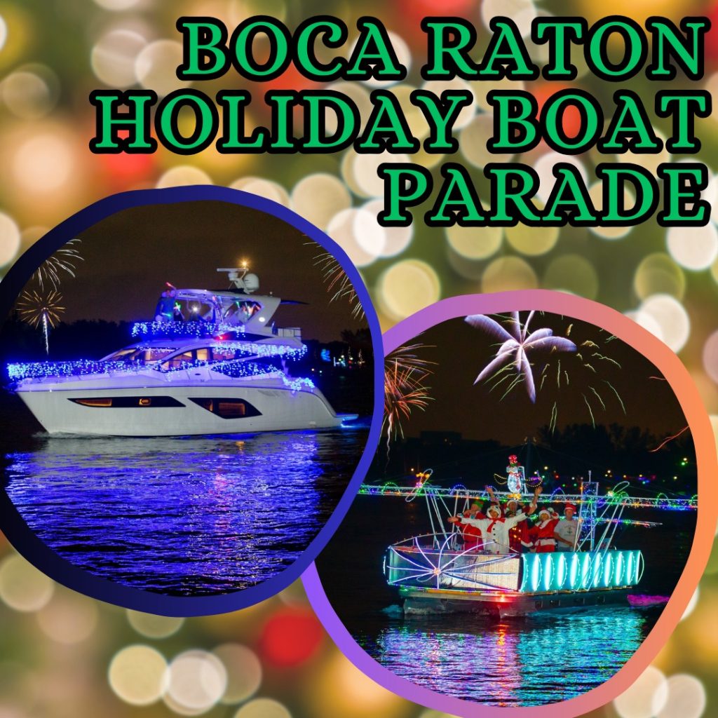 Holiday Boat Parade in Boca Raton, Florida